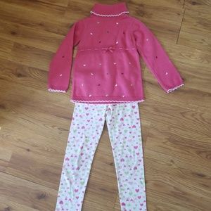 Gymboree turtleneck sweater and leggings